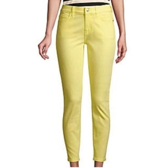 CURRENT Elliott Jeans The Stiletto Acid Yellow 28 - Picture 3 of 11